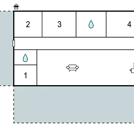 Stunning In With House Sea View 公寓 *